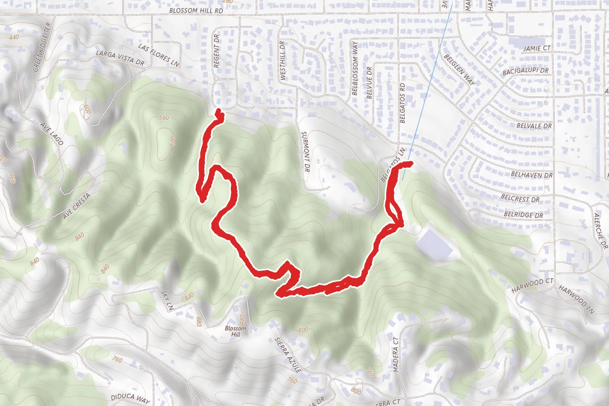 Santa Rosa, Sky Lane and Valley View Trails