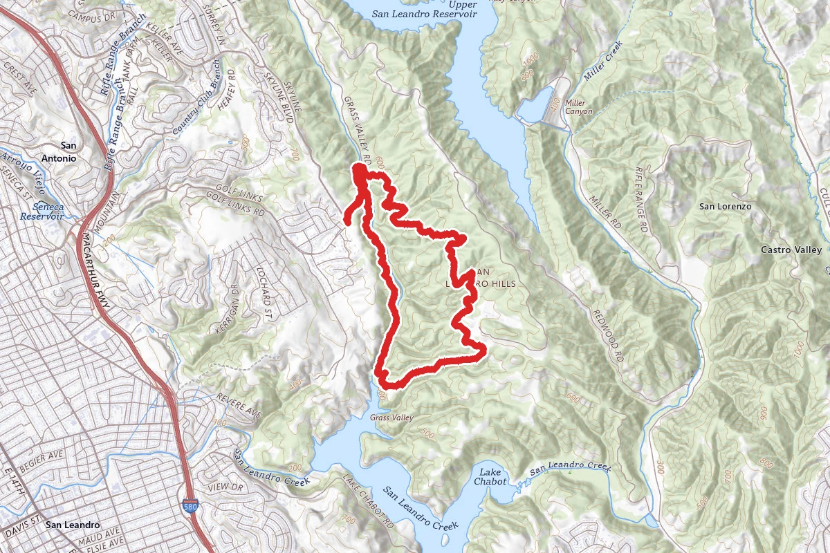 Skyline, Brandon, Two Rocks, Columbine, and Cascade Loop