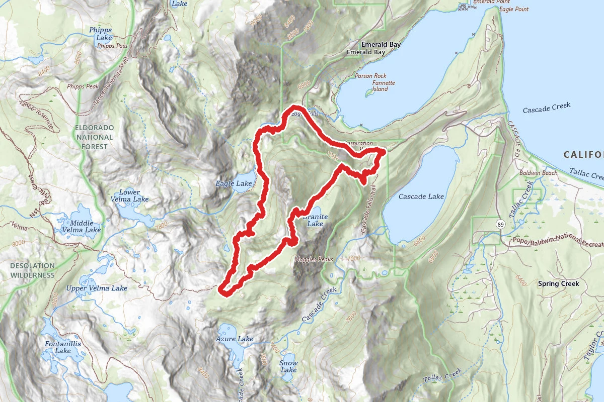 Bayview and Eagle Lake Trail Loop