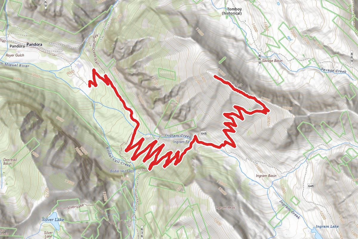 Ajax Peak Via Black Bear Road