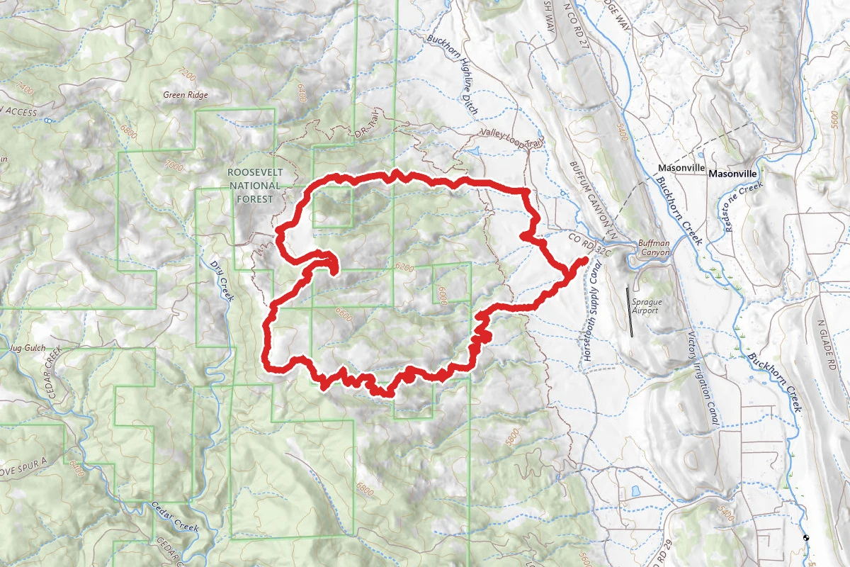 Ginny and Powerline Trail Loop