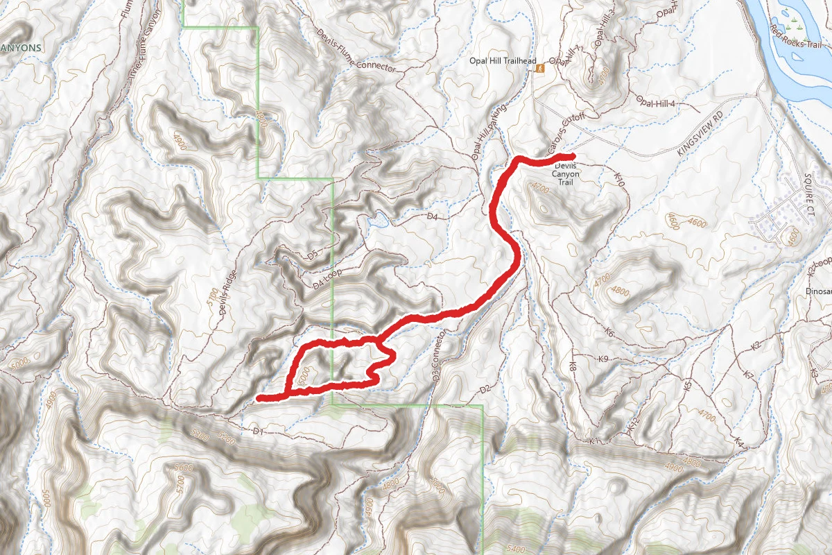 D1 and D6 Trail Loop