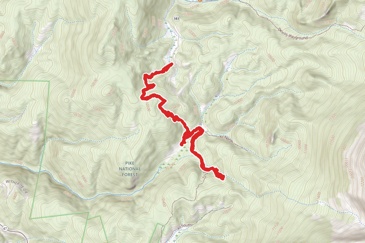 Putney Gulch to Anne-Marie Falls