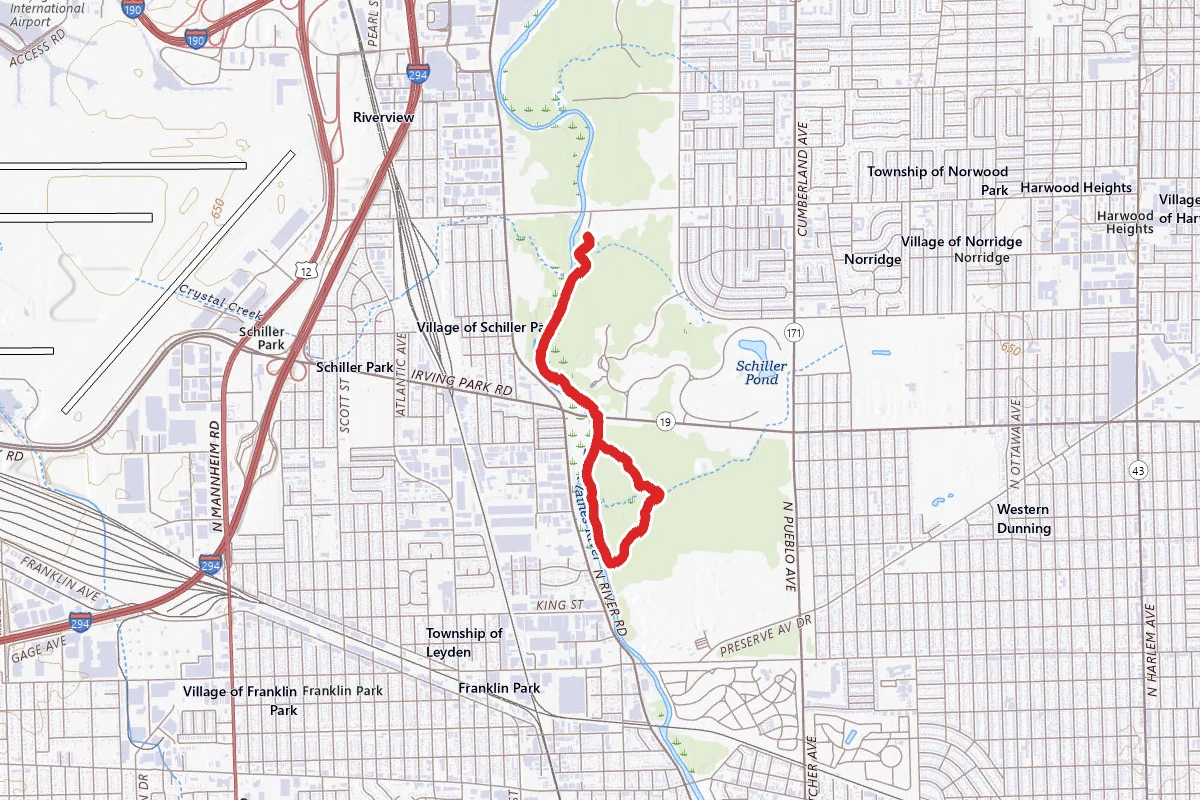 Des Plaines River Trail Loop