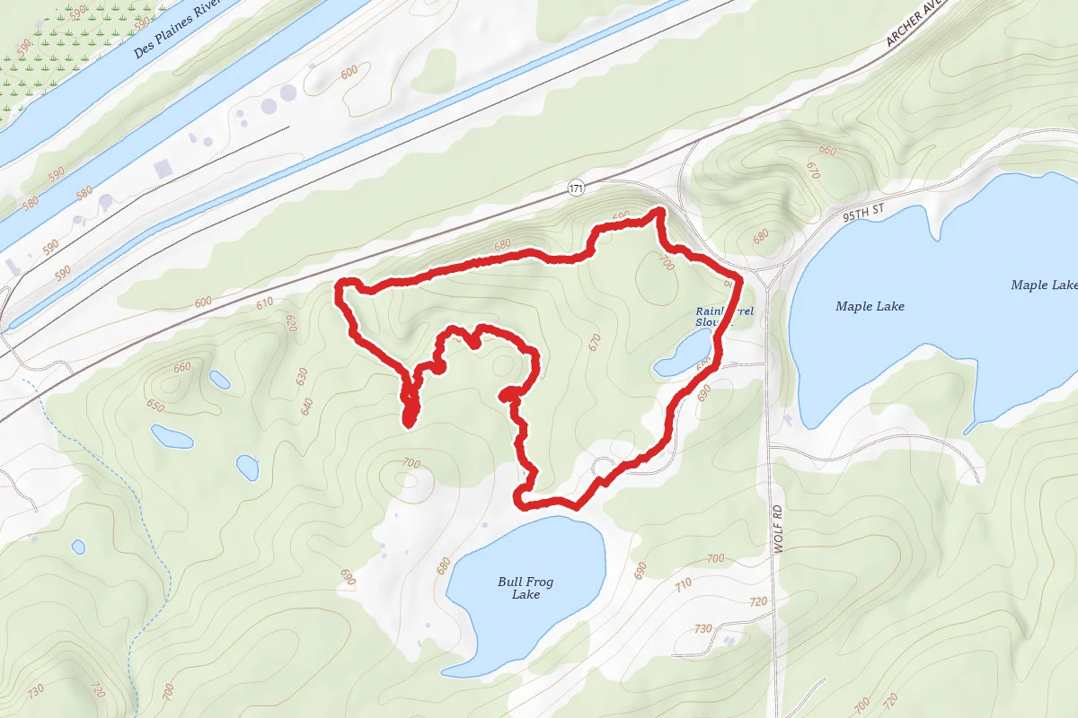 Palos Blue to Palos Green Loop