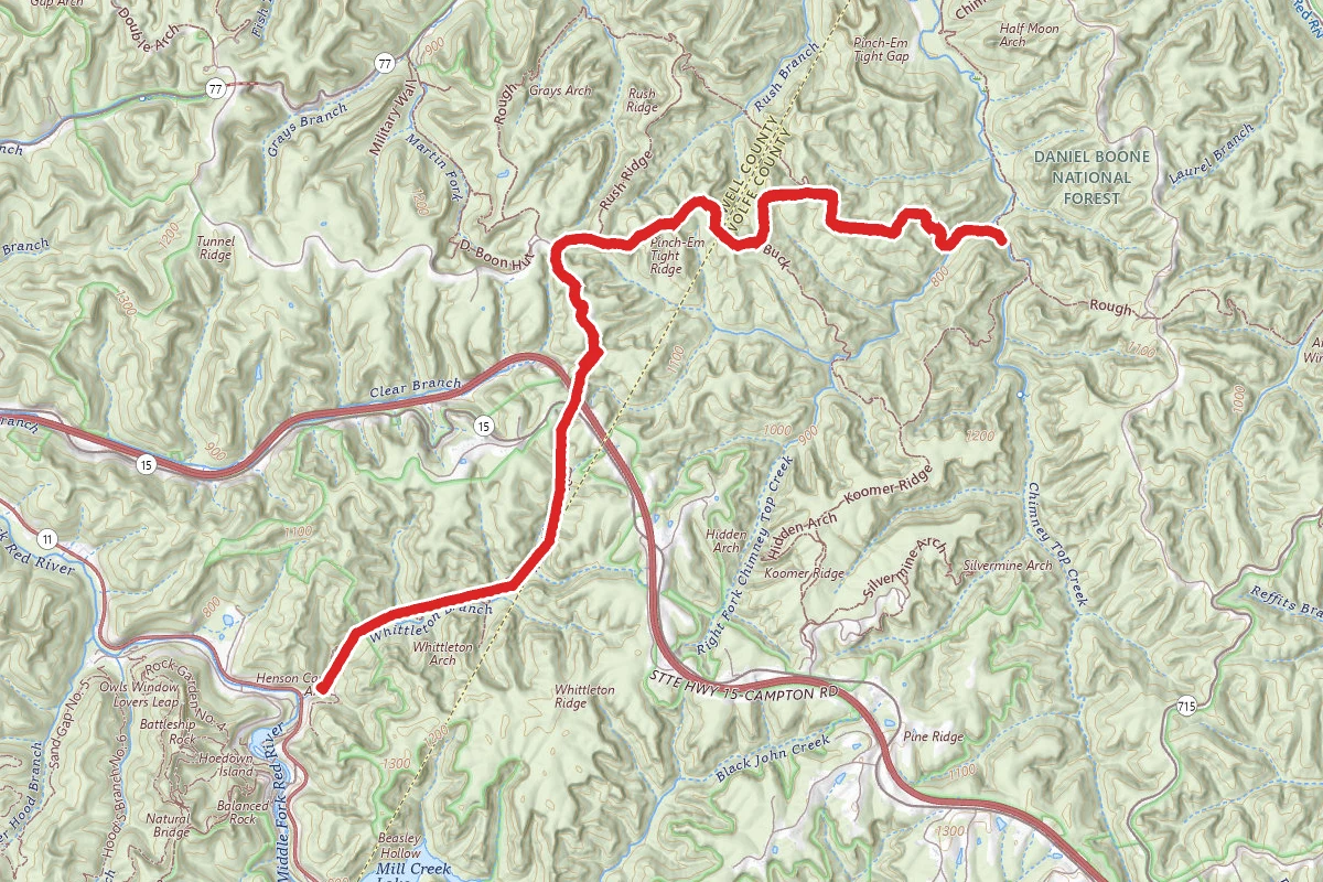 Red River Gorge End-to-End Trail