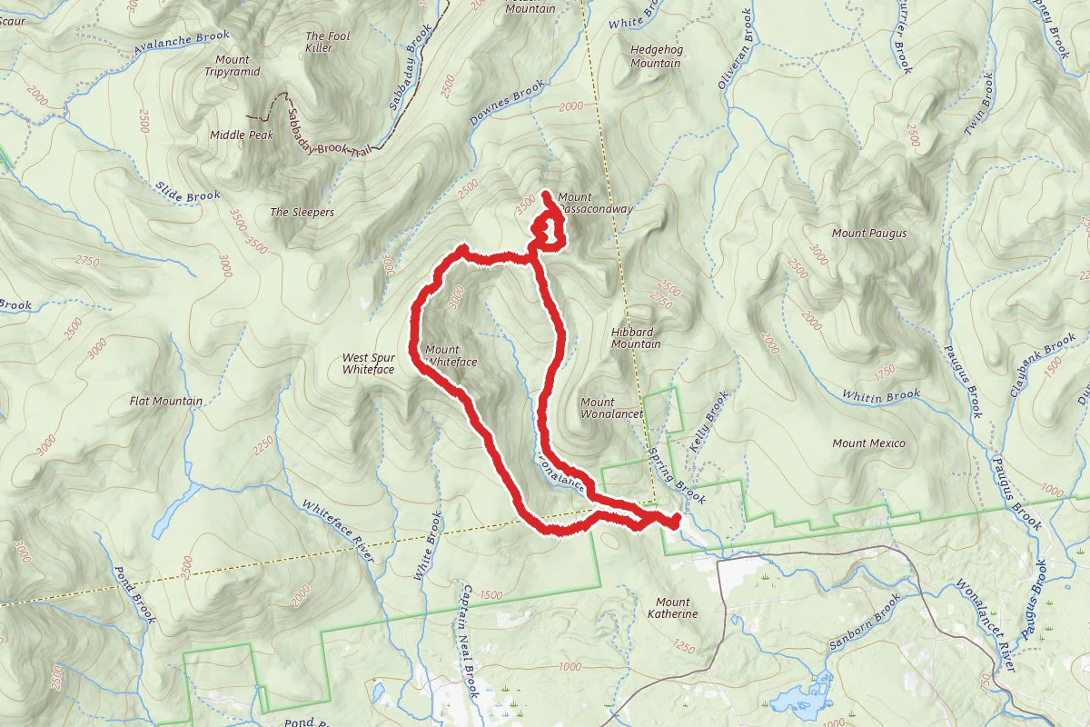 Mount Whiteface and Passaconway Loop