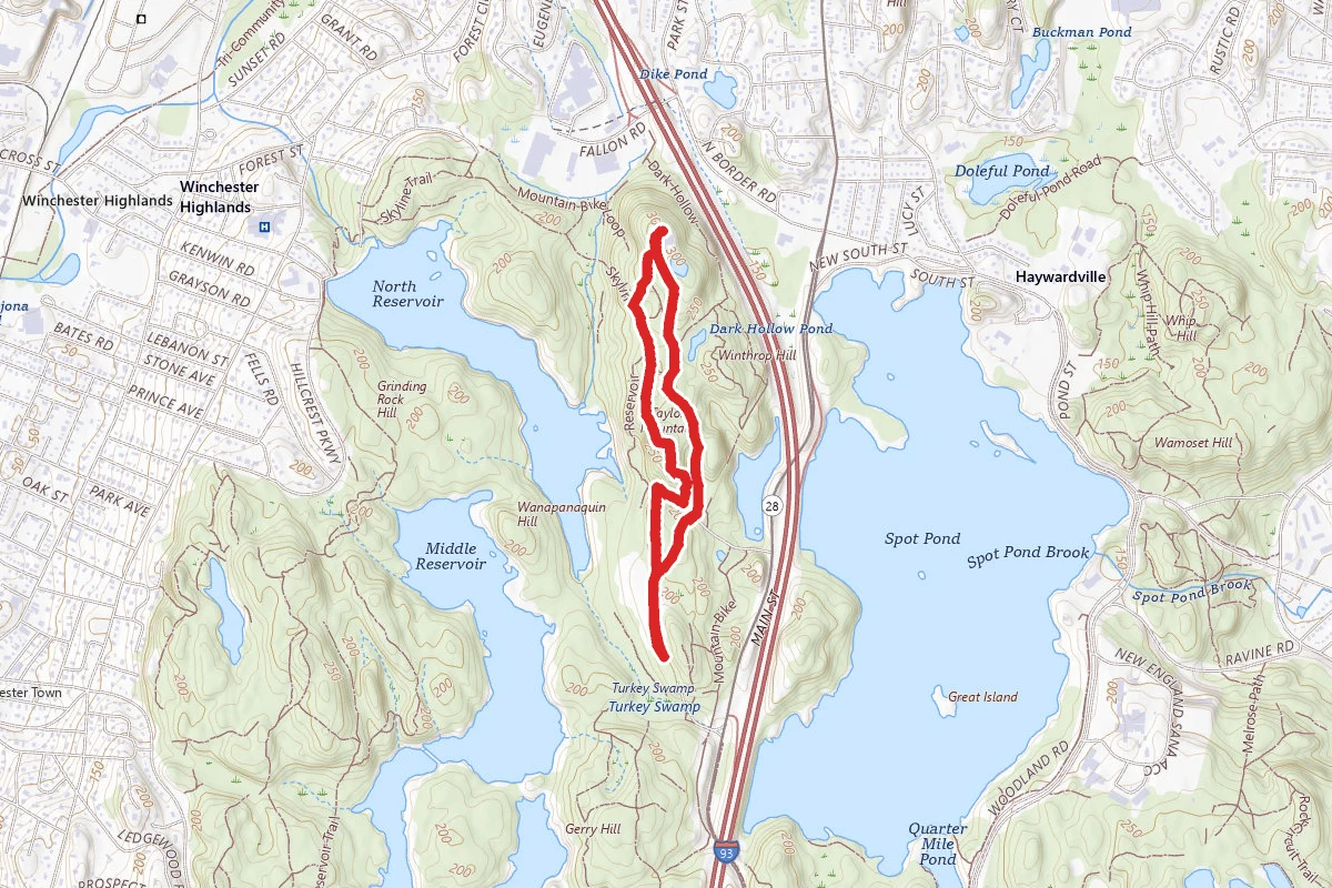 Winthrop Hill and Bear Hill Loop