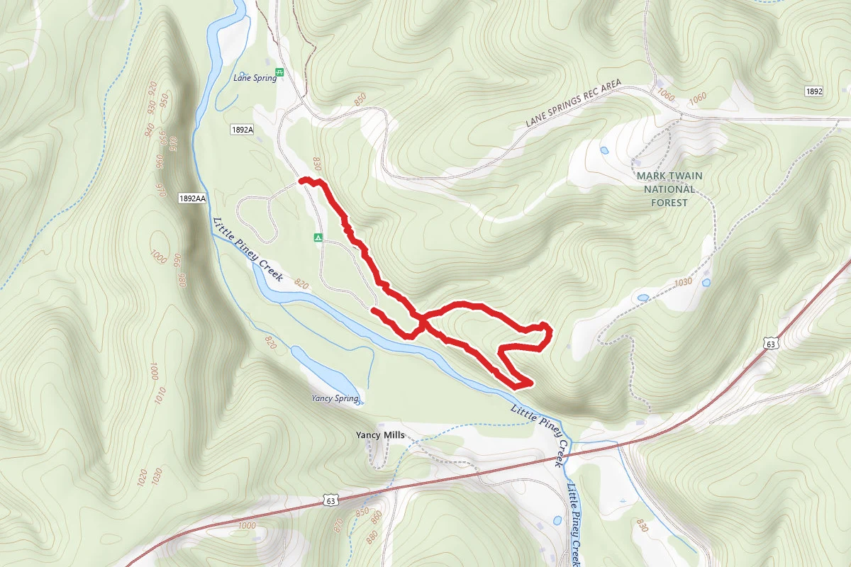 Cedar Bluff Trail