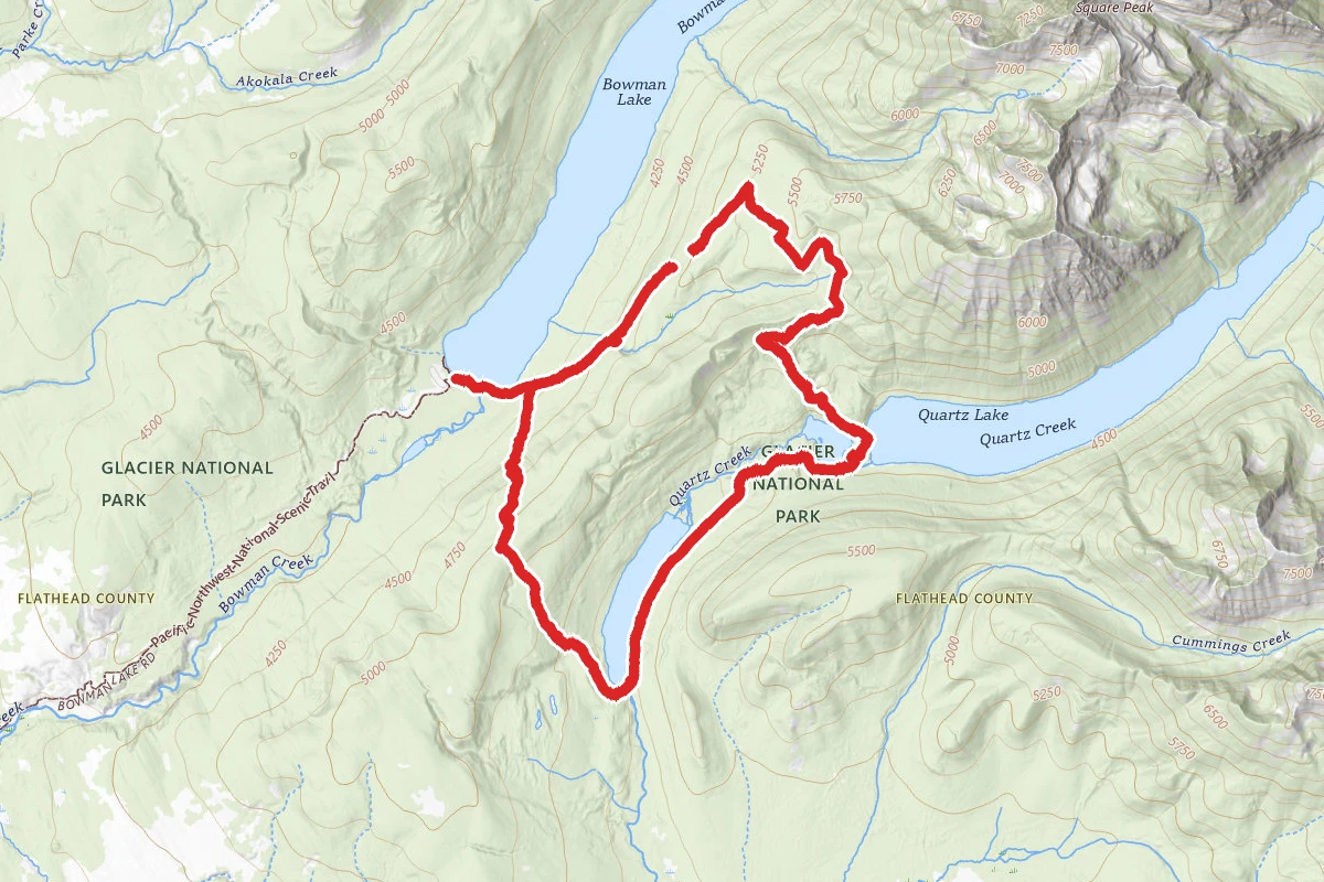 Quartz Lake Loop Trail