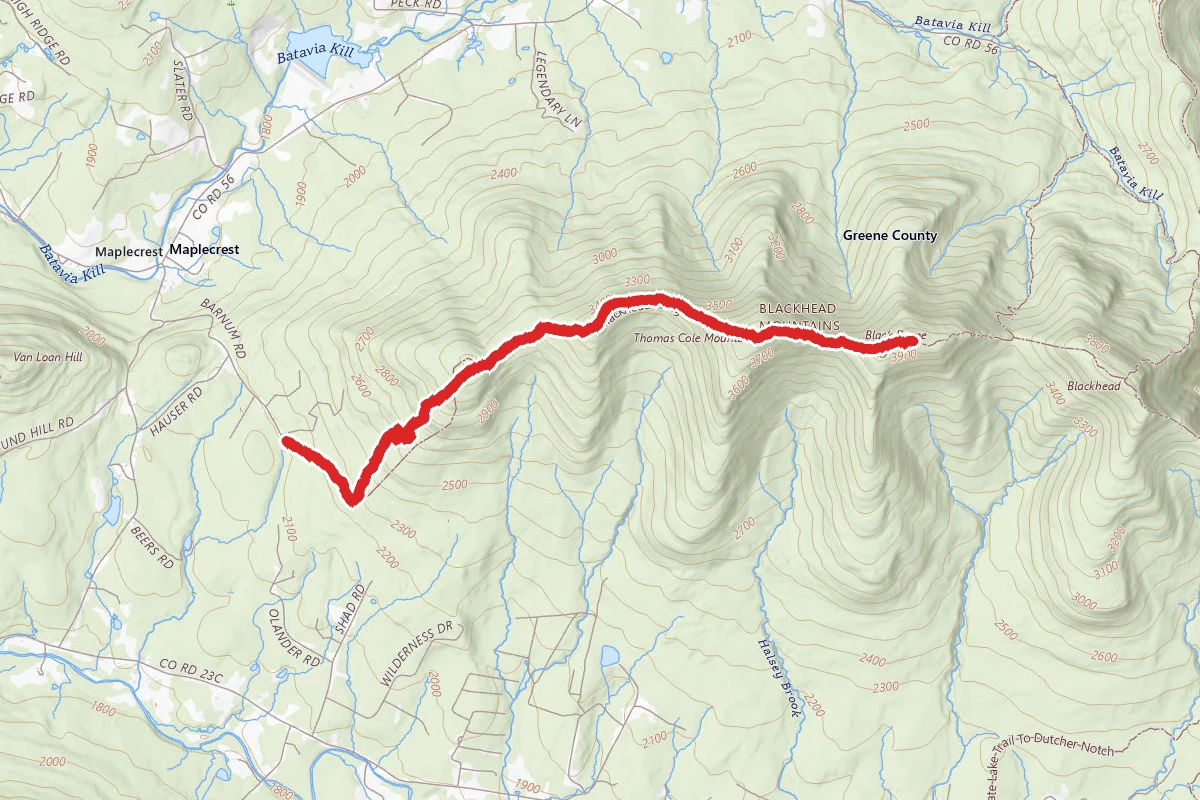 Black Dome via Black Dome Range Trail