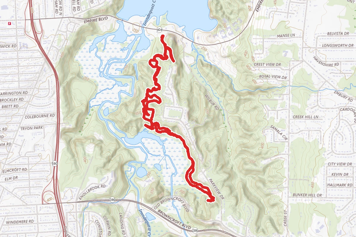 Irondequoit Creek (Ellison Park to Irondequoit Bay)