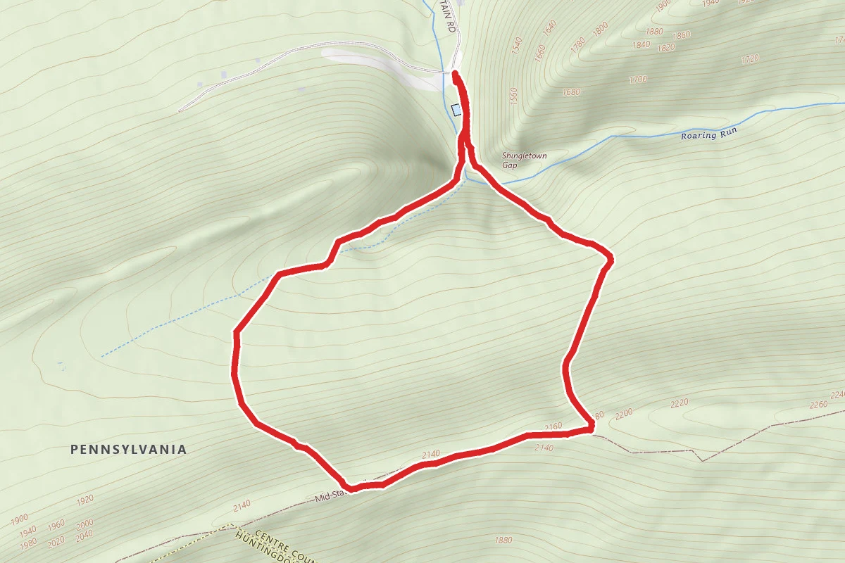 Lower Trail to Deer Path Loop