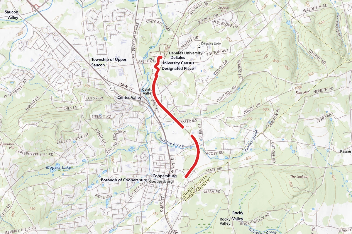 Saucon Rail Trail South