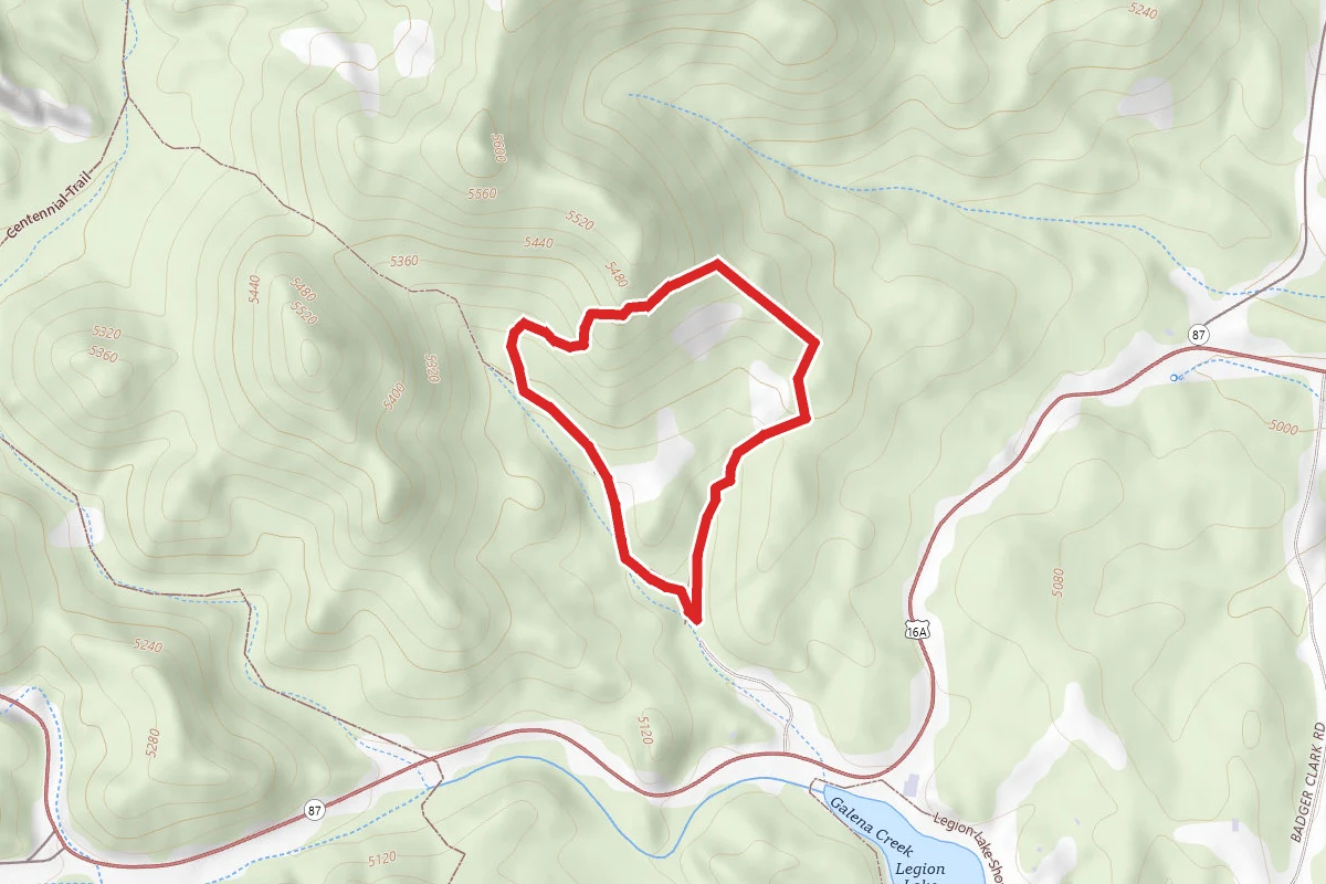 Legion Lake Campground Trail