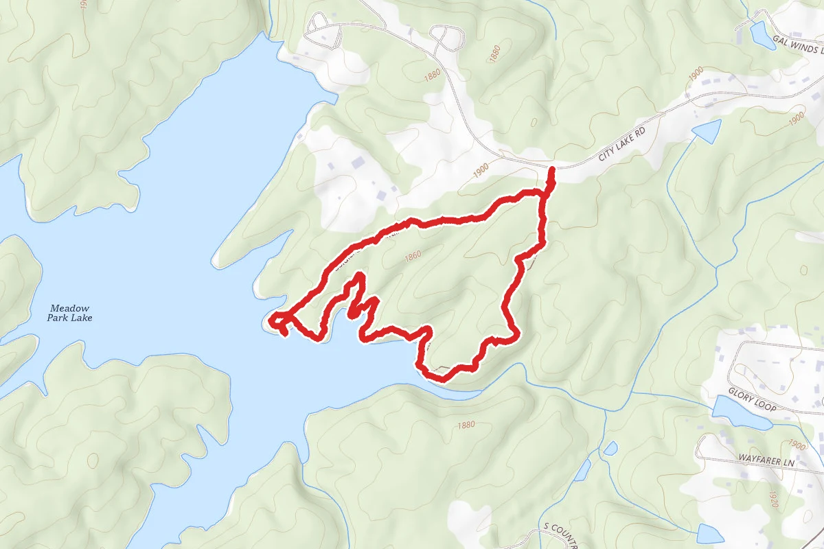 Soldier's Beach Trail at Meadow Park Lake