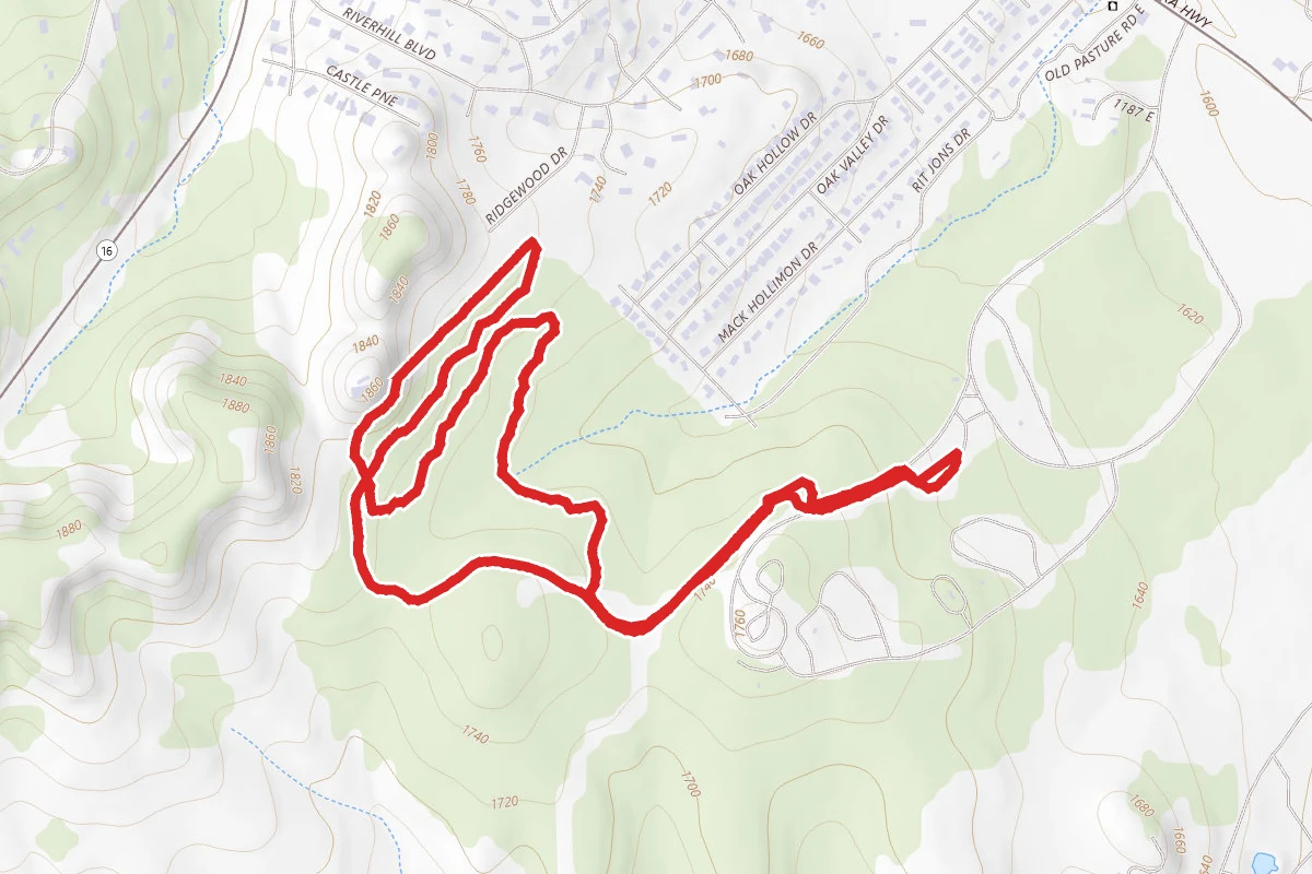 Kerrville-Schreiner Green Trail and Orange Trail Loop