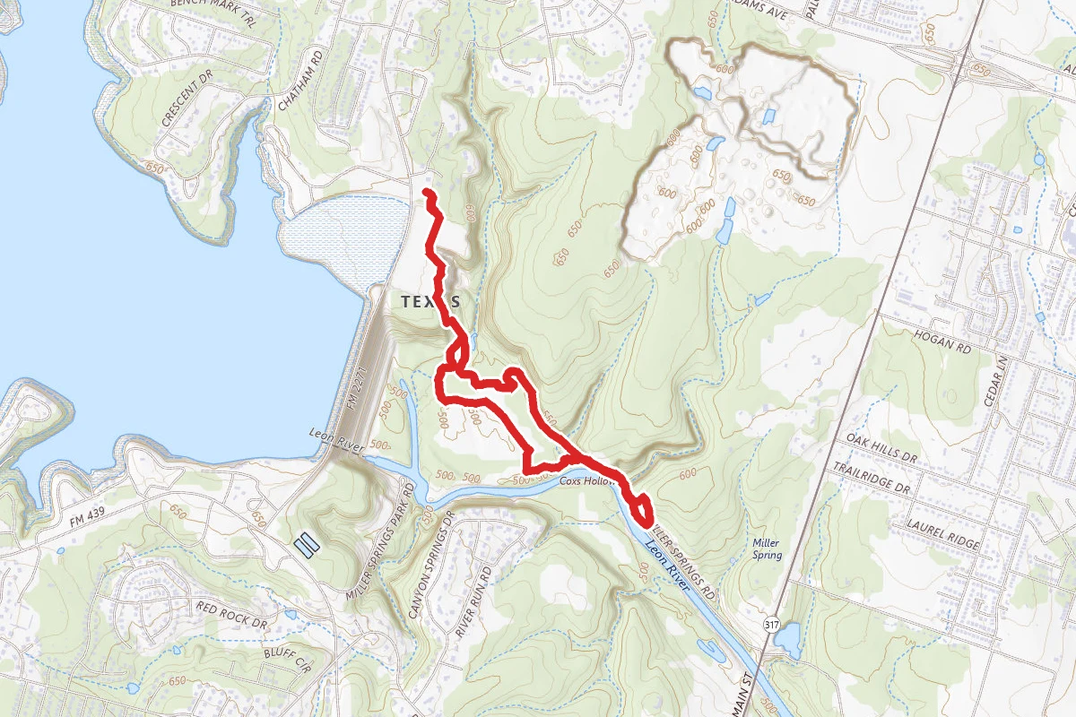 Belton Dam Trail