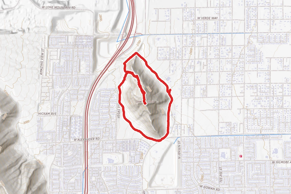 Lone Mountain Loop Trail