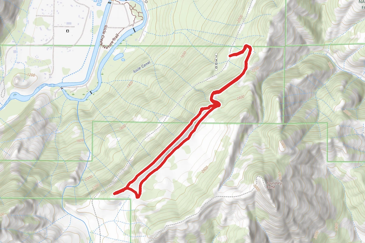 Canyon Crest Trail to Rat Creek Ridge Trail