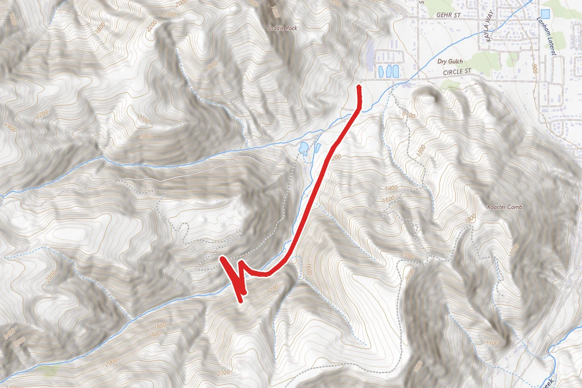Dry Gulch Short Route