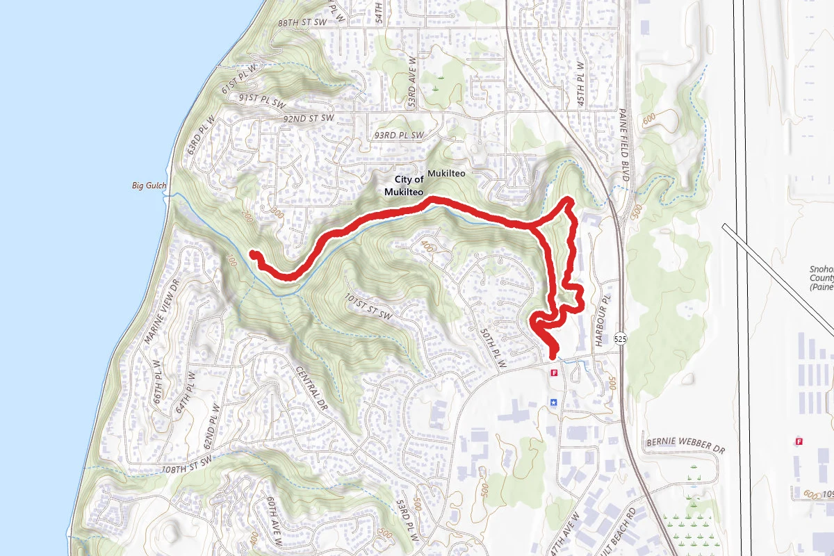 Big Gulch Trail via Harbour Pointe