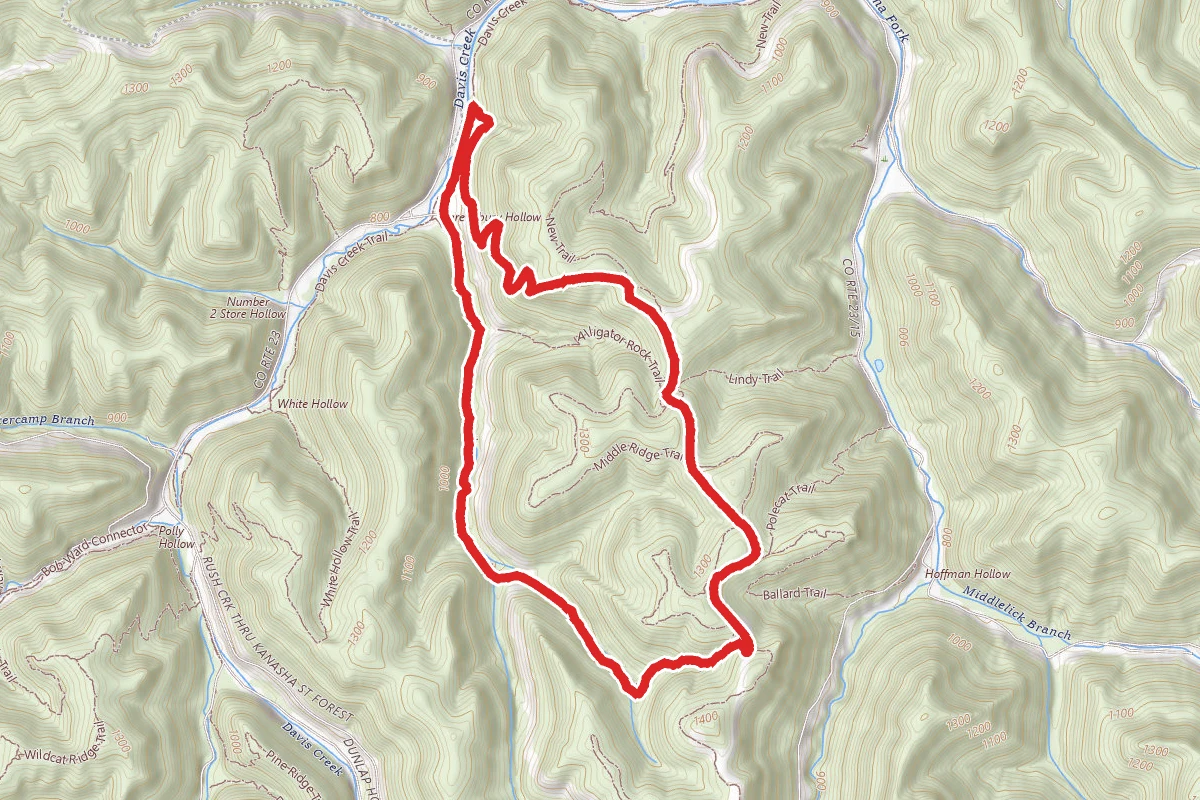Teaberry Rock Trail to CCC Snipe Trail Loop