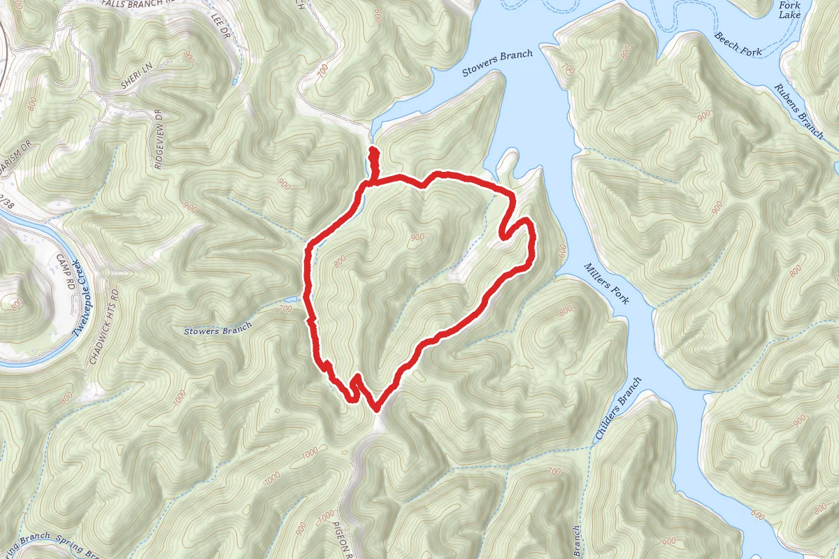 Beaver Pond Twin Coves Loop