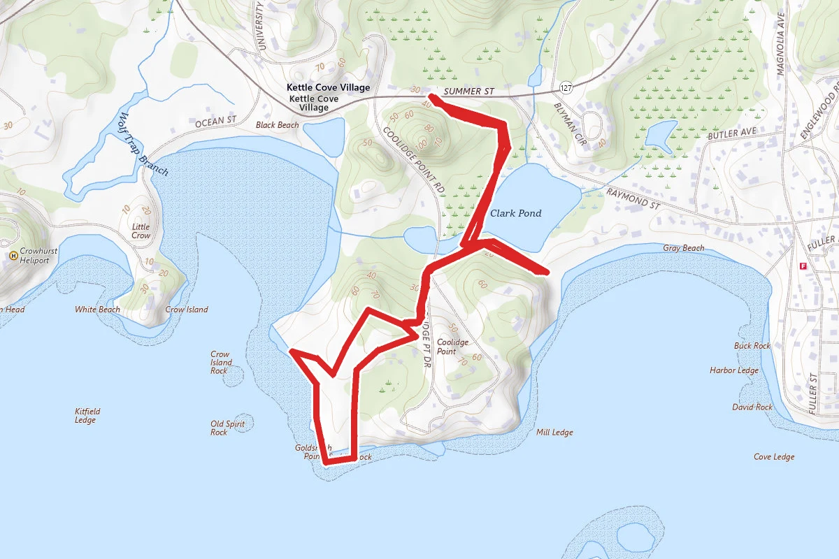 Coolidge Reservation Trail (Fri-Mon)