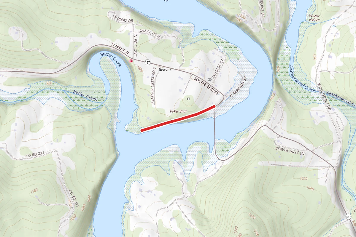 Poker Bluff Trail