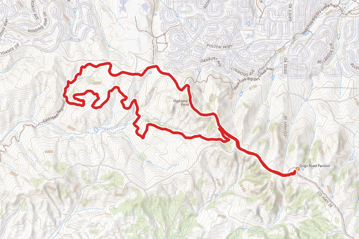 Highlands Ranch S. Ridgeline Outer Loop