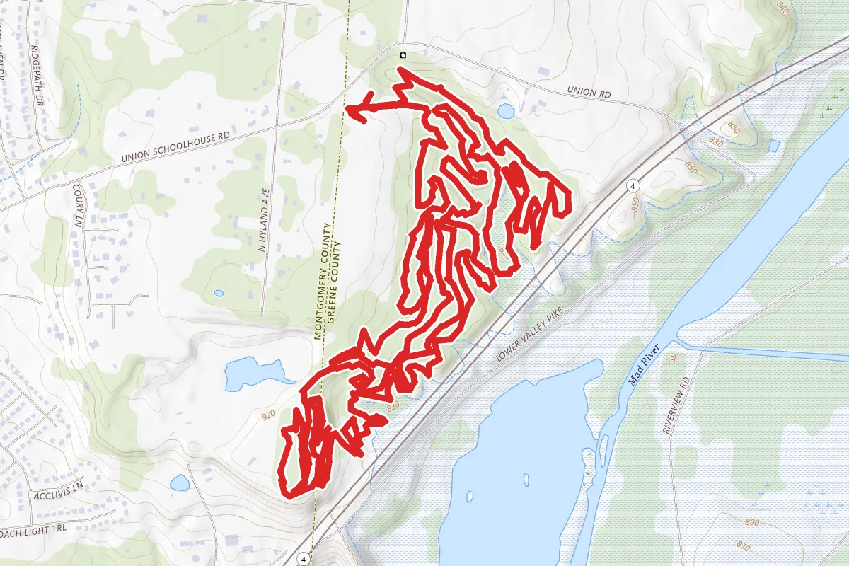 MetroParks Mountain Bike Area
