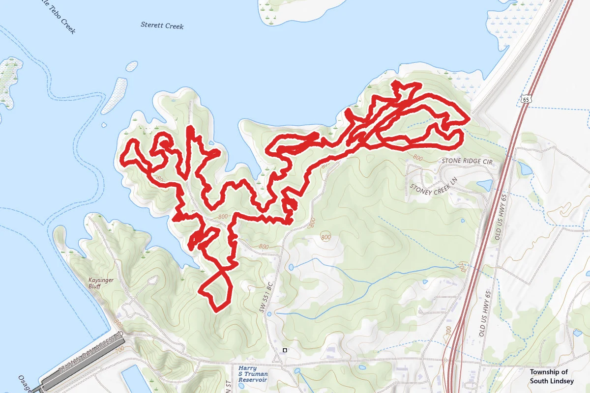 Truman Lake Mountain Bike Park