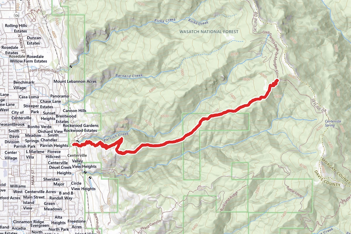 Parrish Creek Trail