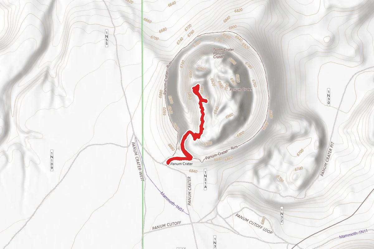 Panum Crater Summit
