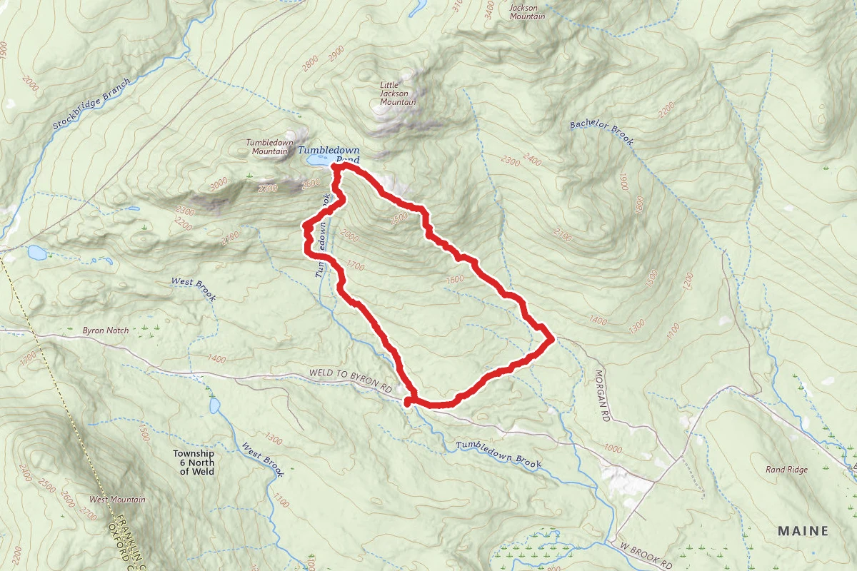Tumbledown Pond via Parker Ridge Trail Loop