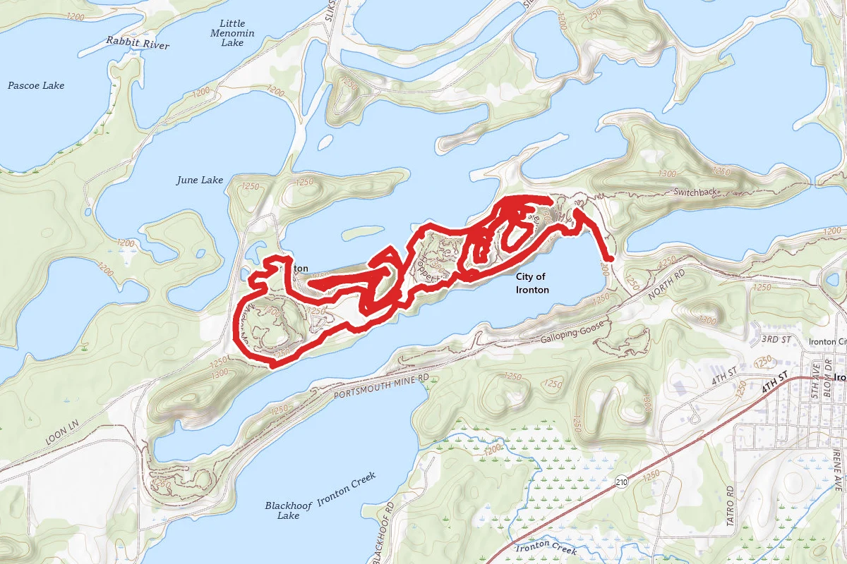 Easy Street, Little Sidewinder, Sand Hog Mountain and Sidewinder Loop