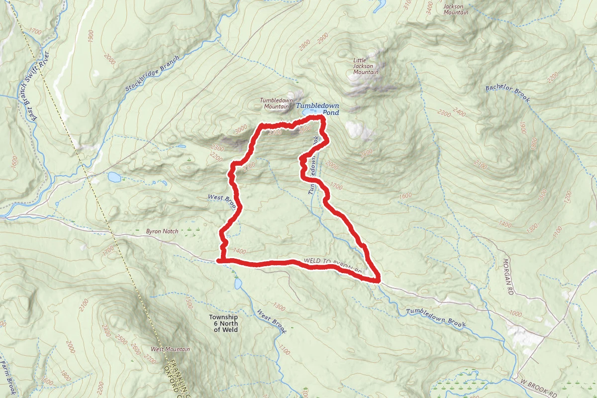 Tumbledown Mountain Trail