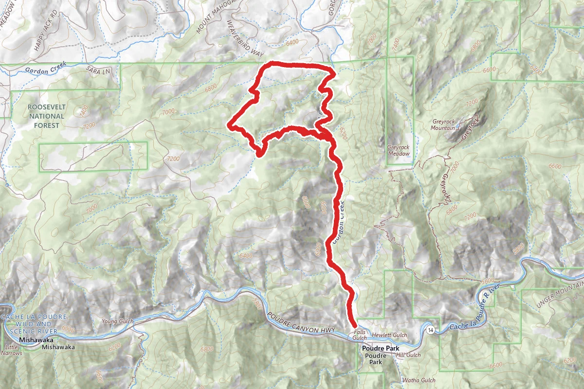 Hewlett Gulch Trail