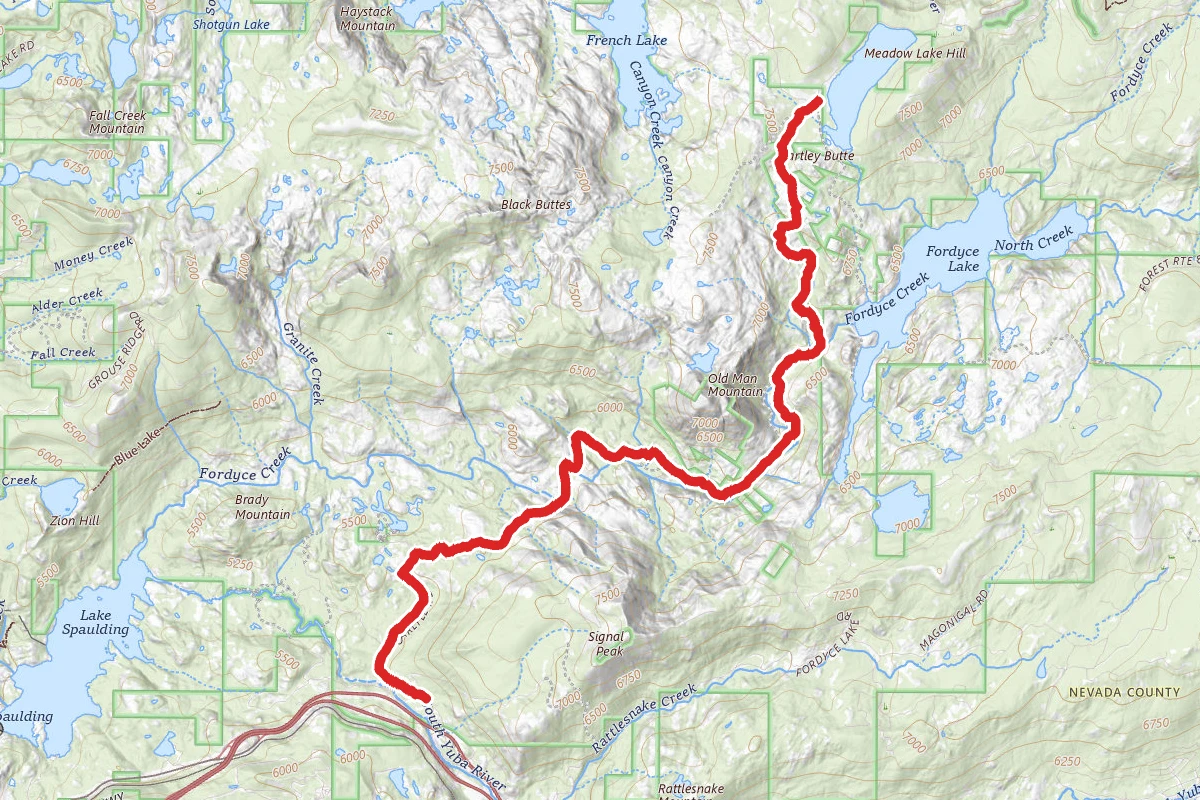 Fordyce Creek OHV Trail