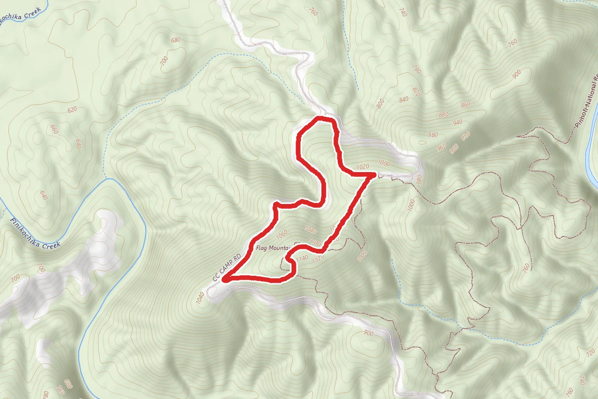 Flagg Mountain via CC Camp Trail