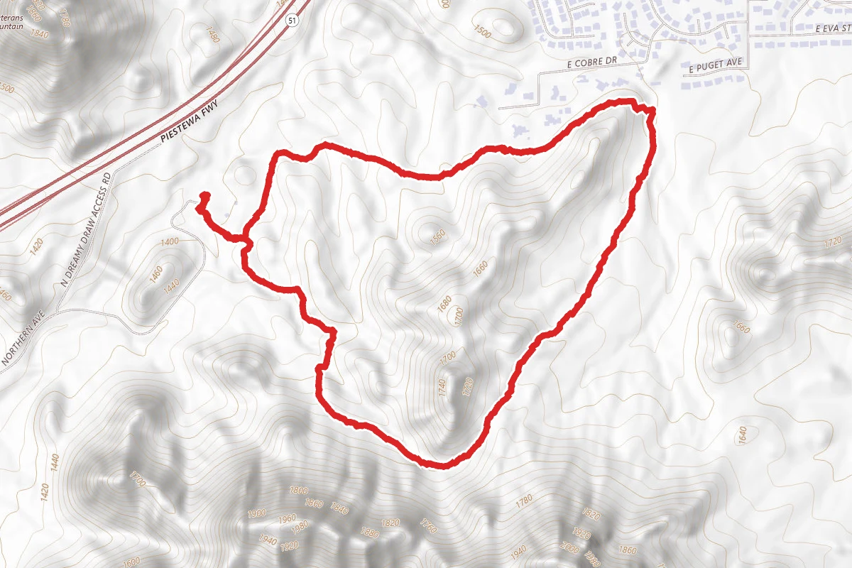 Trail 220 and Trail 100 Loop