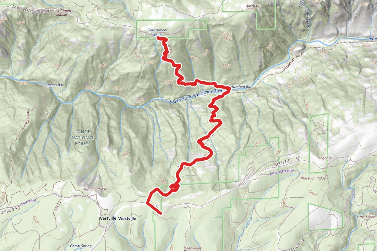 Mumford Bar Trail