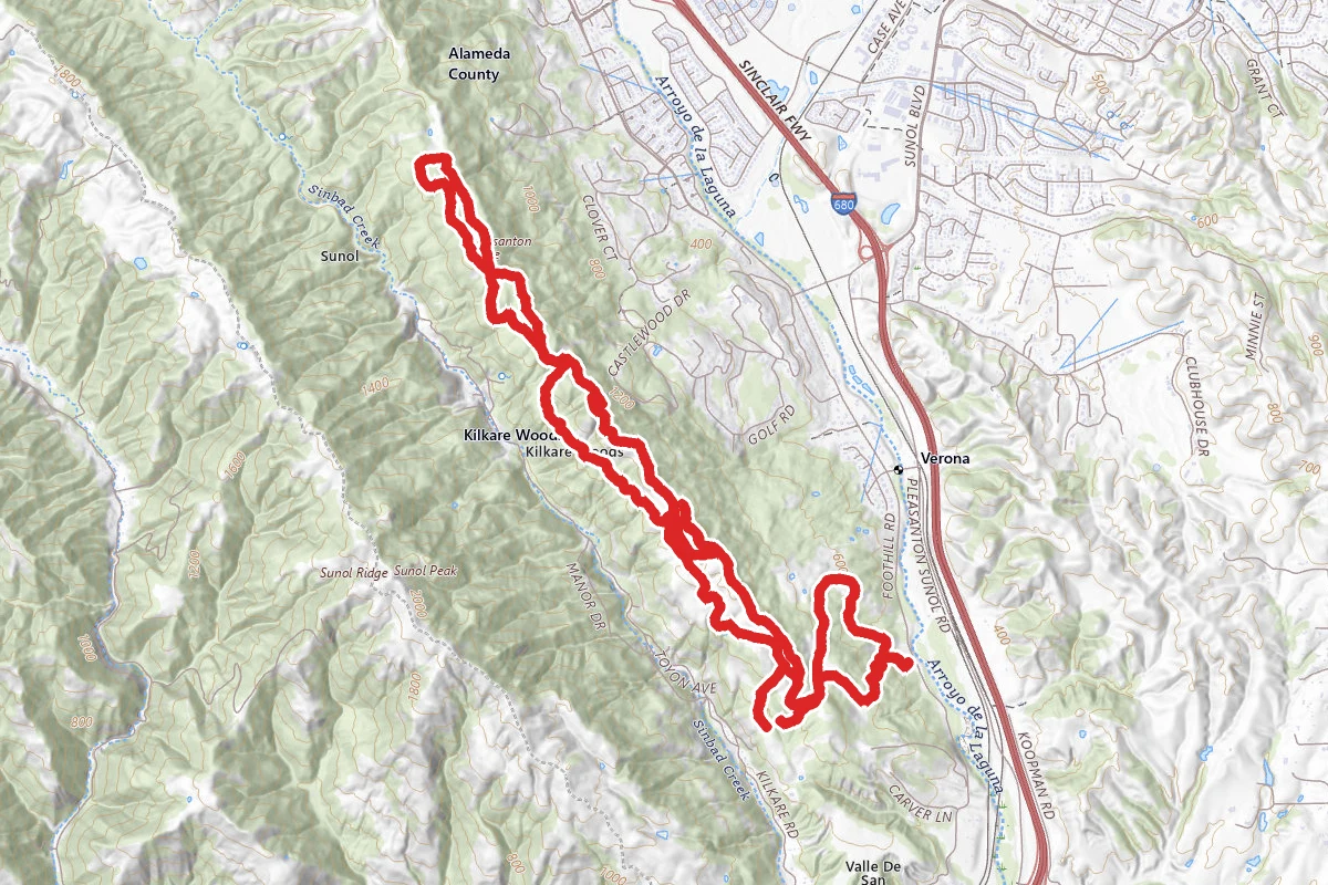 Pleasanton Ridge Thermalito Loop