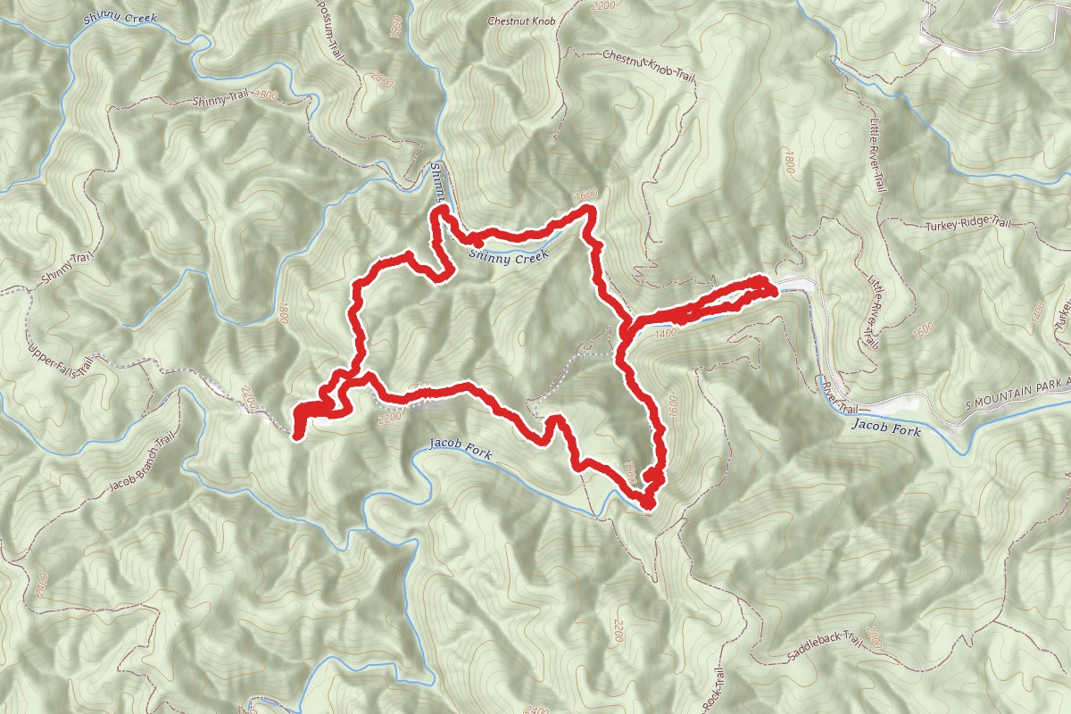 High Shoals Waterfall and H.Q. Loop Trail
