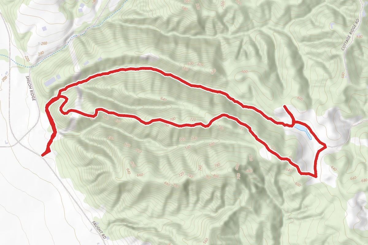 Creekside Trail to Ridge Trail Loop