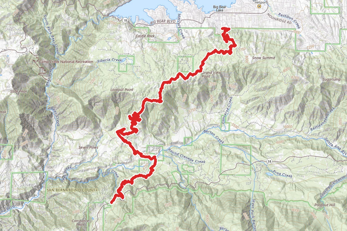 Clark's Grade to 2N08 OHV Trail