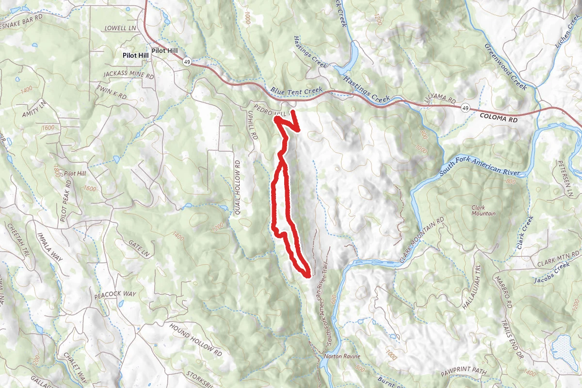 West Ridge Trail and West Ravine Trail Loop