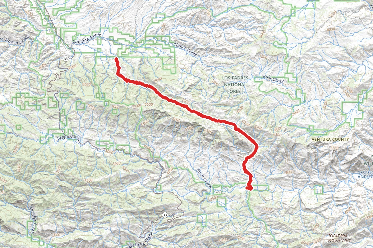 Gene Marshall-Piedra Blanca National Recreation Trail