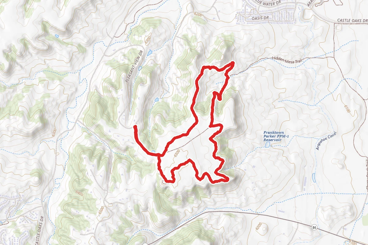 Rim Loop via Pleasant Pass
